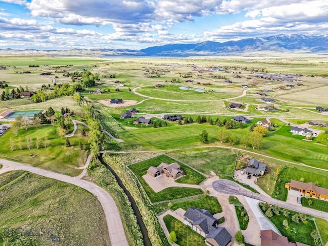 9 Cedar Ct, Ennis, MT 59751 - aerial view of property's location featuring mountains