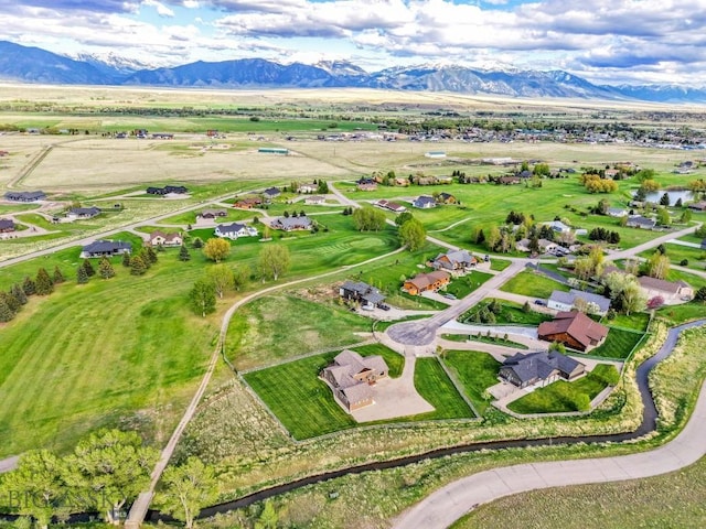 9 Cedar Ct, Ennis, MT 59751 - aerial view of property and surrounding area featuring mountains