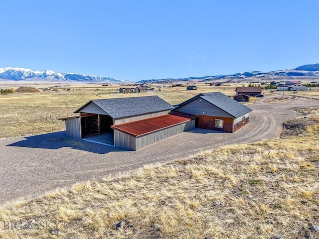 22 Red Rock Trl, Ennis, MT 59729 - overview of rural landscape with mountains