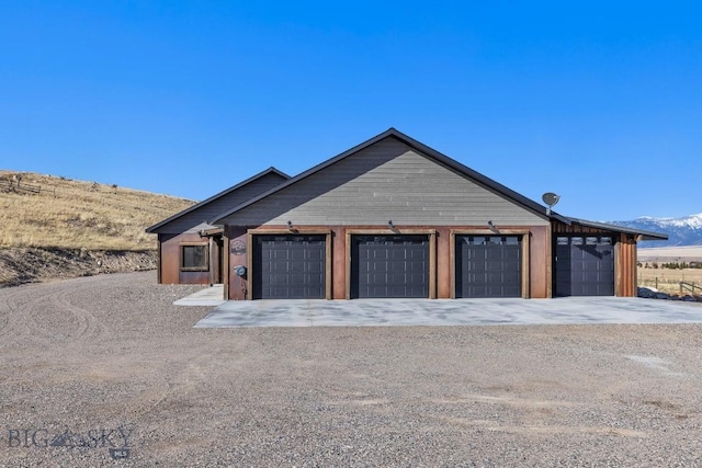 22 Red Rock Trl, Ennis, MT 59729 - view of front of home with dirt driveway and a mountain view