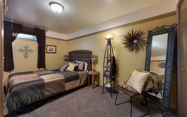 bedroom featuring carpet floors