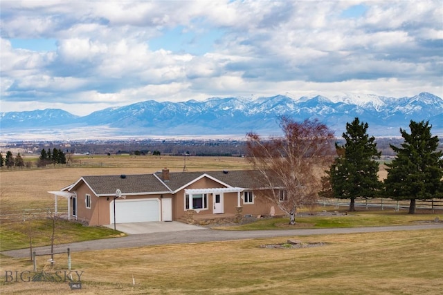 view of mountain feature
