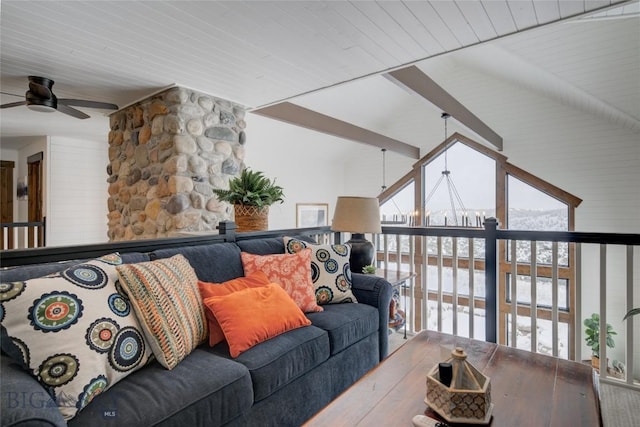 280 High Ridge Rd, Bozeman, MT 59715 - living room with ceiling fan