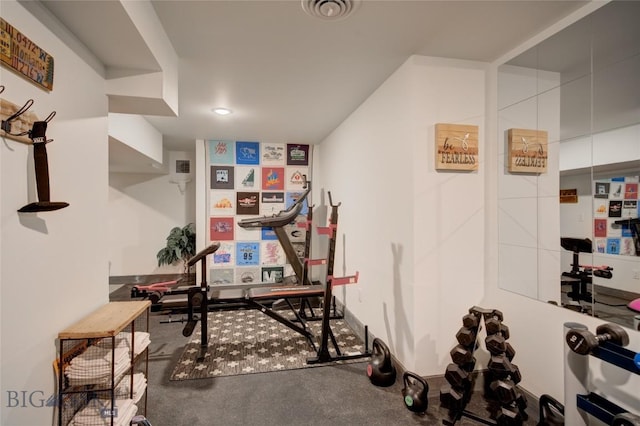 280 High Ridge Rd, Bozeman, MT 59715 - exercise area featuring visible vents and recessed lighting