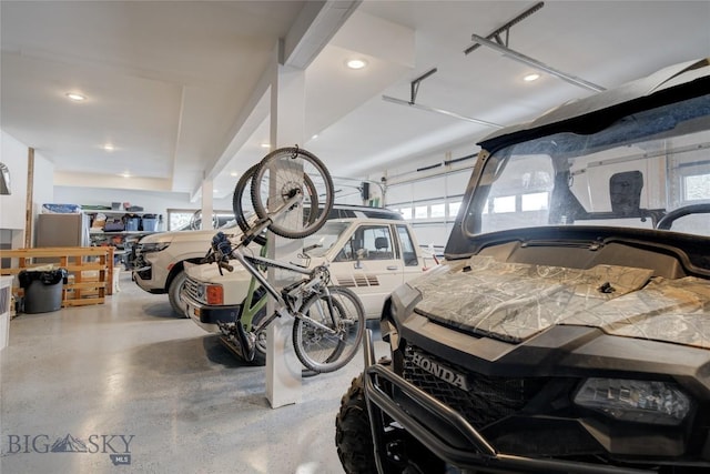 280 High Ridge Rd, Bozeman, MT 59715 - garage featuring recessed lighting