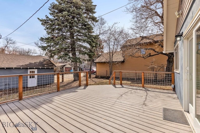 614 S 6th, Bozeman, MT 59715 - view of wooden deck