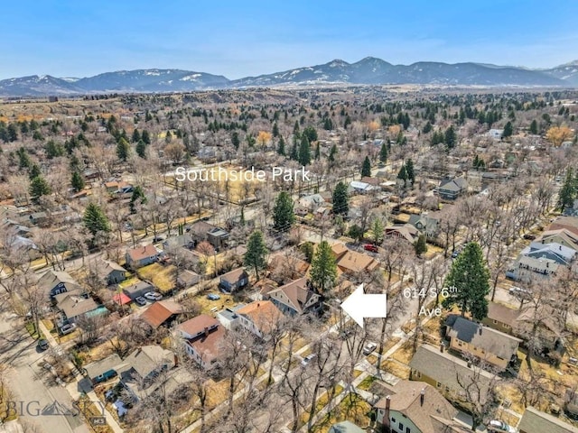 614 S 6th, Bozeman, MT 59715 - bird's eye view featuring a mountain view