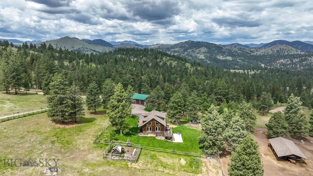 5 Alpine Vly, Clancy, MT 59634 - mountain view featuring a heavily wooded area