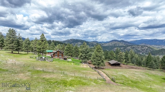 5 Alpine Vly, Clancy, MT 59634 - view of mountain backdrop with rural landscape and a forest