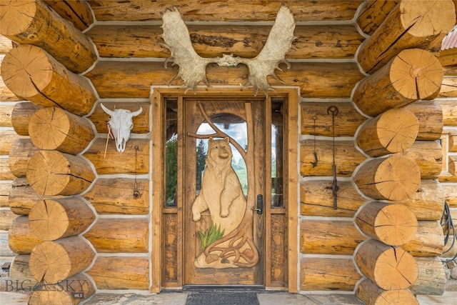 569/571 Cinnabar Basin Rd, Gardiner, MT 59030 - view of doorway to property