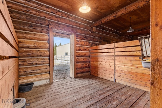 569/571 Cinnabar Basin Rd, Gardiner, MT 59030 - view of wooden deck