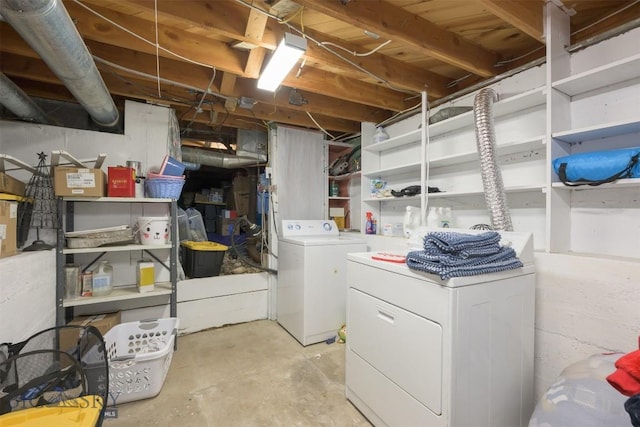 1814 Hamburg Ave, Anaconda, MT 59871 - unfinished basement featuring washer and clothes dryer