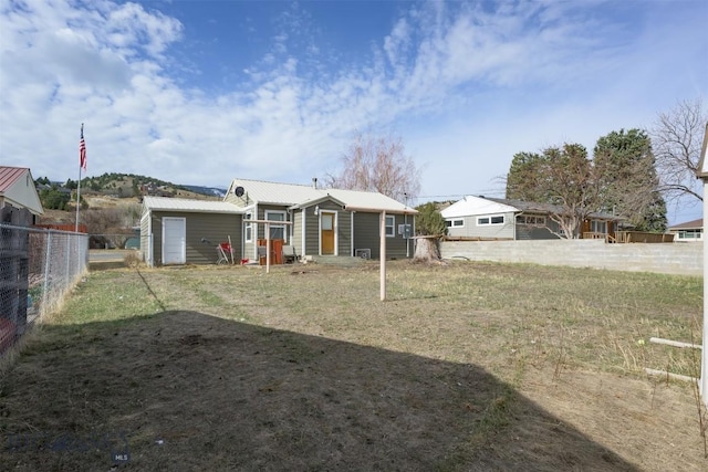 1814 Hamburg Ave, Anaconda, MT 59871 - back of property featuring a metal roof