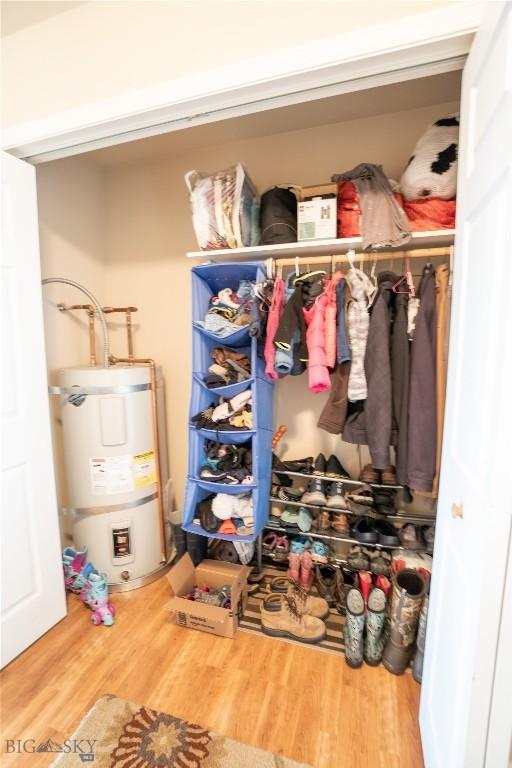 1112 Biehl Unit A, Belgrade, MT 59714 - closet featuring water heater