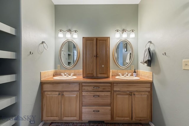 2514 Putter Ct, Bozeman, MT 59715 - full bath with double vanity and a sink