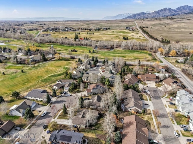 2514 Putter Ct, Bozeman, MT 59715 - aerial view featuring a mountain view and a residential view