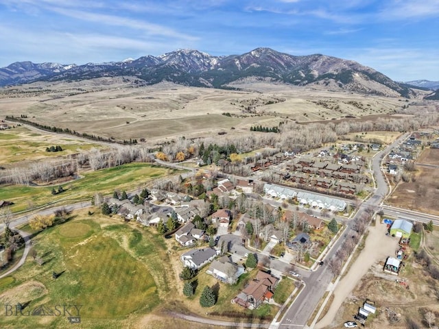 2514 Putter Ct, Bozeman, MT 59715 - aerial view featuring a mountain view