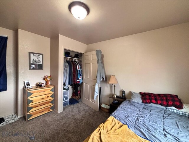 322-328 Vine St, Dillon, MT 59725 - carpeted bedroom featuring a closet