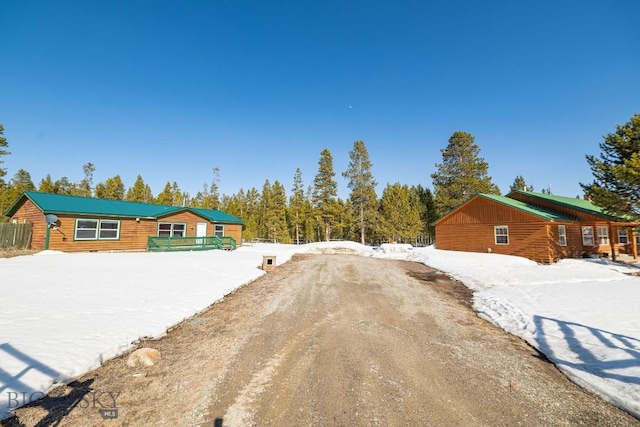 1319 Mcclellan, West Yellowstone, MT 59758 - view of dirt / gravel road