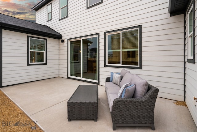 1823 N Cottonwood Rd, Bozeman, MT 59718 - view of patio with an outdoor hangout area