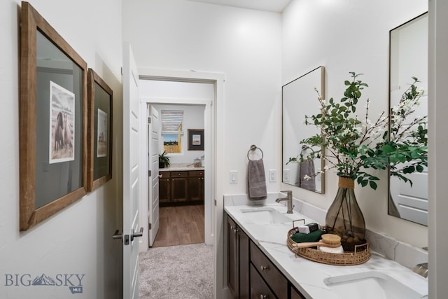 1823 N Cottonwood Rd, Bozeman, MT 59718 - full bathroom featuring double vanity