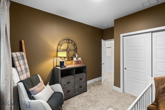 1823 N Cottonwood Rd, Bozeman, MT 59718 - living area with light carpet and baseboards