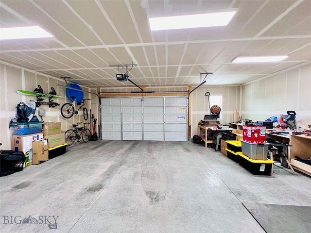 1823 N Cottonwood Rd, Bozeman, MT 59718 - garage featuring a garage door opener