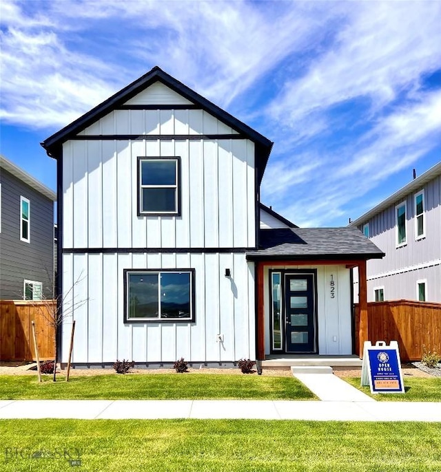 1823 N Cottonwood Rd, Bozeman, MT 59718 - view of front of property with board and batten siding