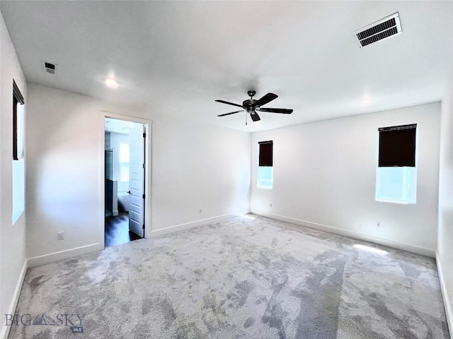 1823 N Cottonwood Rd, Bozeman, MT 59718 - carpeted empty room featuring baseboards and ceiling fan