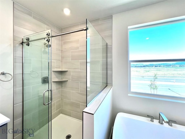 1823 N Cottonwood Rd, Bozeman, MT 59718 - bathroom featuring a shower stall