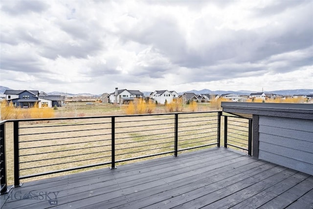 1610 Windrow Dr, Bozeman, MT 59718 - deck featuring a residential view
