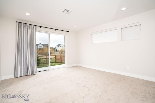 1610 Windrow Dr, Bozeman, MT 59718 - empty room featuring carpet, baseboards, and recessed lighting