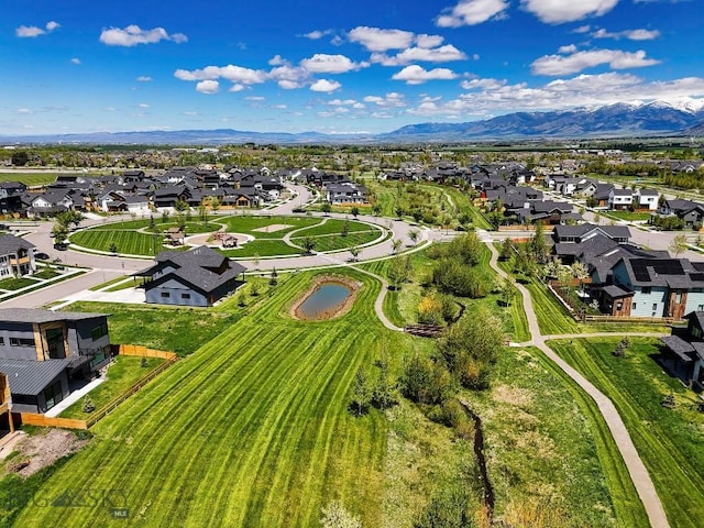 1610 Windrow Dr, Bozeman, MT 59718 - aerial view of residential area with a mountainous background