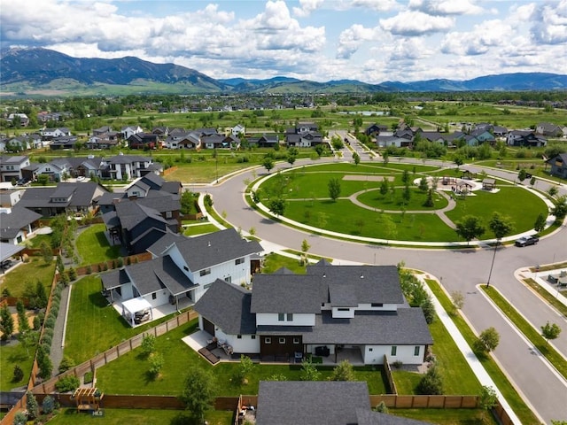 4221 Broken Spur Dr, Bozeman, MT 59718 - aerial perspective of suburban area featuring mountains