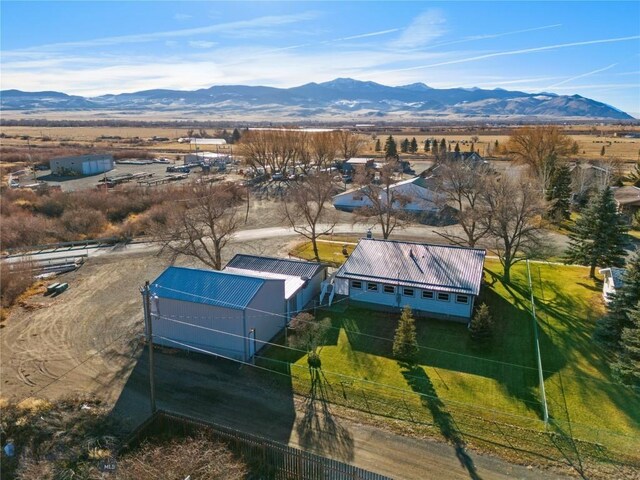509 1st E, Whitehall, MT 59759 - aerial view of sparsely populated area with a mountainous background