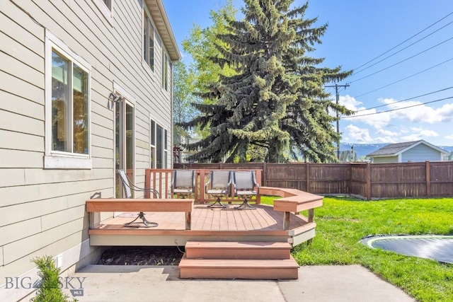 3609 Fieldstone W, Bozeman, MT 59715 - view of wooden deck