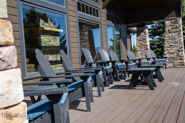 10 Wood Duck Rd, Ennis, MT 59729 - view of deck