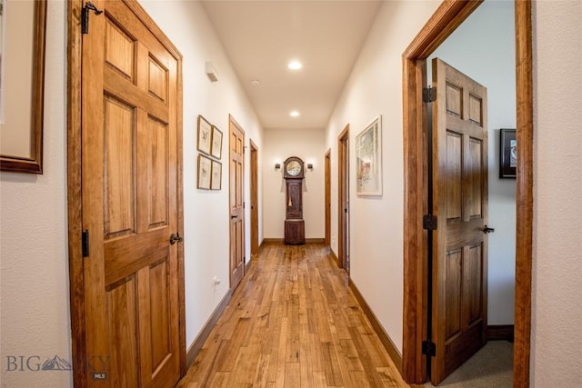 10 Wood Duck Rd, Ennis, MT 59729 - hall featuring recessed lighting and light wood-style floors
