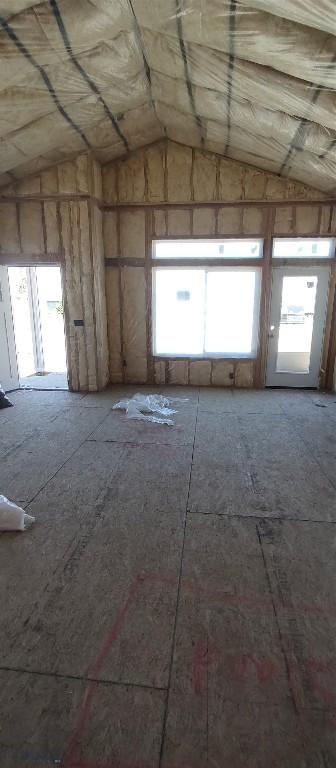 2808 Pine St, Butte, MT 59701 - unfurnished room with lofted ceiling and plenty of natural light