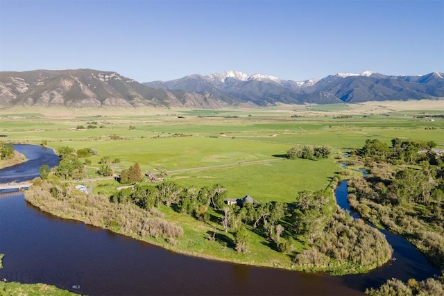 657 Waterloo Rd, Whitehall, MT 59759 - mountain view featuring a nearby body of water and rural landscape