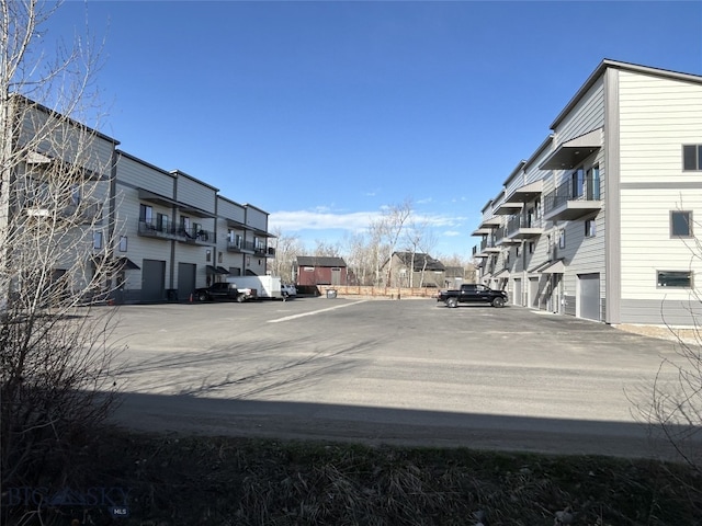 view of road featuring a residential view