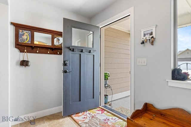 1708 Drummond Blvd, Belgrade, MT 59714 - entryway featuring baseboards and healthy amount of natural light