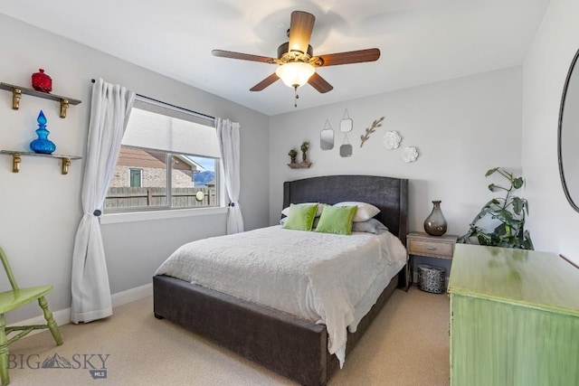 1708 Drummond Blvd, Belgrade, MT 59714 - carpeted bedroom featuring ceiling fan and baseboards