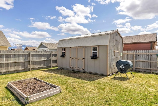 1708 Drummond Blvd, Belgrade, MT 59714 - view of shed featuring a garden