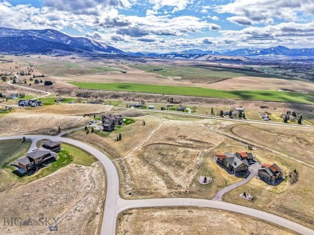18 Moon Shadow Dr, Bozeman, MT 59715 - drone / aerial view featuring a mountain view