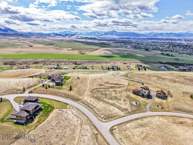 18 Moon Shadow Dr, Bozeman, MT 59715 - birds eye view of property featuring a mountain view
