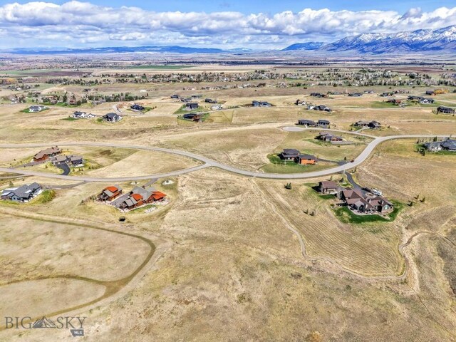 18 Moon Shadow Dr, Bozeman, MT 59715 - birds eye view of property featuring a mountain view and a rural view