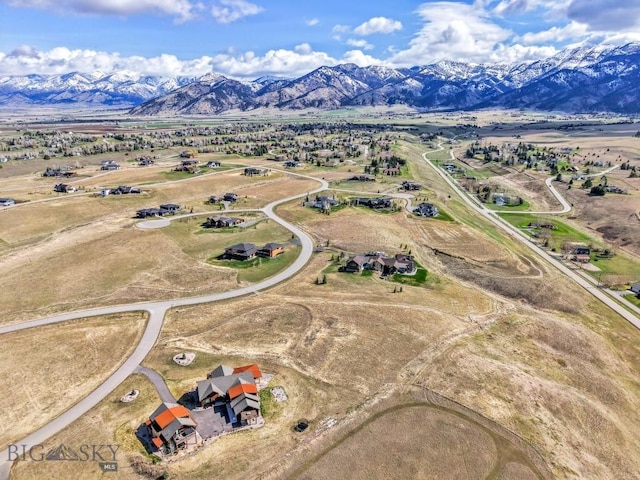 18 Moon Shadow Dr, Bozeman, MT 59715 - drone / aerial view featuring a mountain view