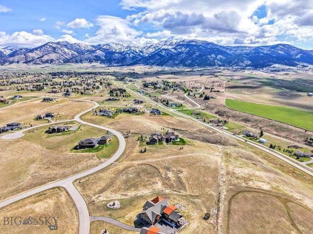 18 Moon Shadow Dr, Bozeman, MT 59715 - birds eye view of property featuring a mountain view