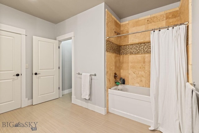 31 Haystack Dr, Bozeman, MT 59718 - full bath with shower / bath combo with shower curtain and baseboards